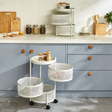 Corsica Tranzit 2-Tier Trolley - White