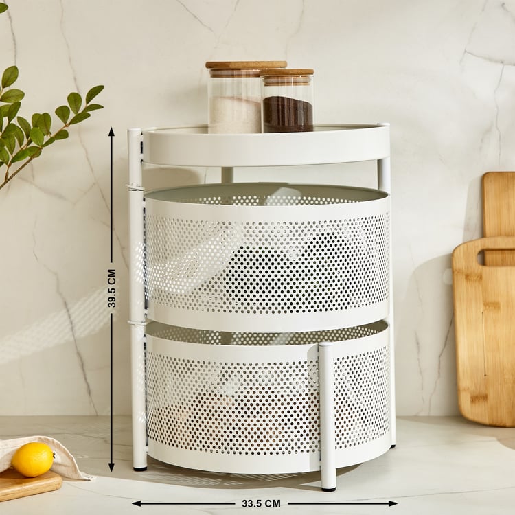 Corsica Tranzit 2-Tier Trolley - White