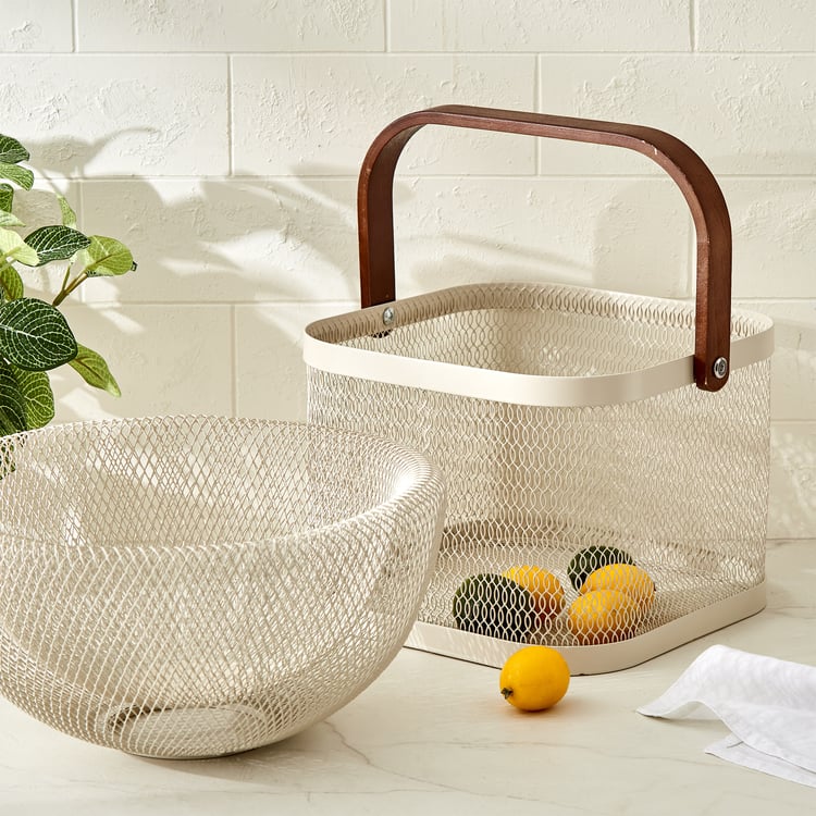 Chef's Pride Allure Metal Double Mesh Fruit Basket