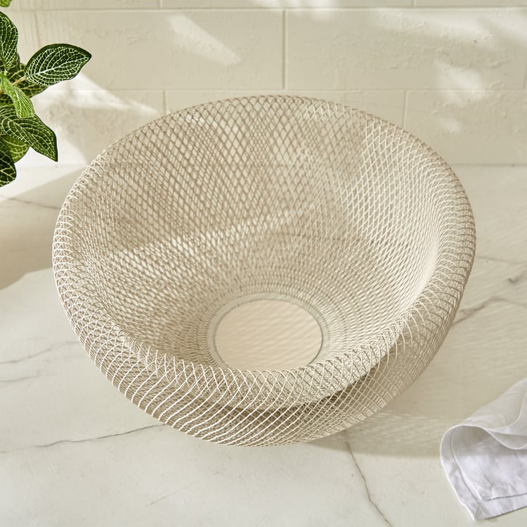 Chef's Pride Allure Metal Double Mesh Fruit Basket