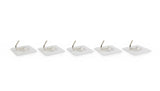 Transparent Self-Adhesive Wall Hooks (Set of 5)